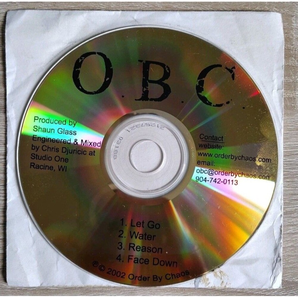 Order By Chaos (O.B.C.) - The Evolution EP (2002) Rare Florida Nu-Metal CD